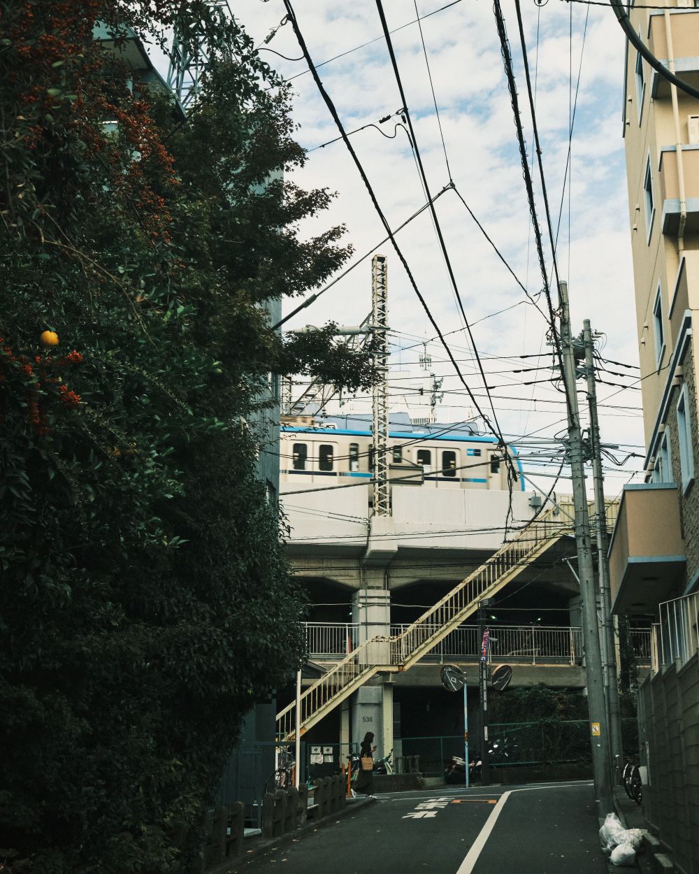 
Train line near Kichijoji
