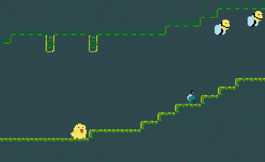 There's this bird called the Kakapo. It's a goofy looking green bird. Endangered species in New Zealand.