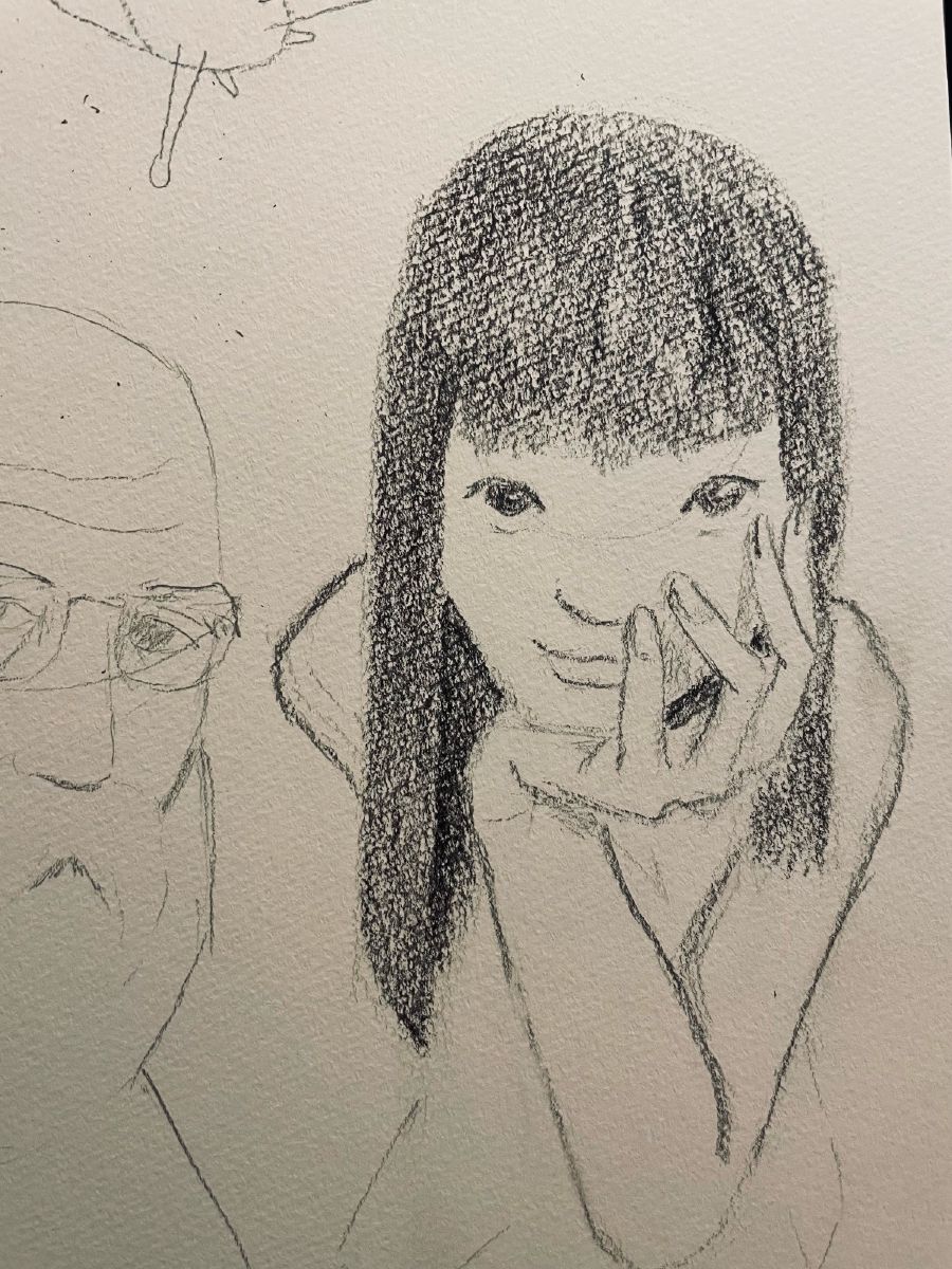 I still don't know how to really control my pencil, but sometimes I get a decent looking picture despite this.