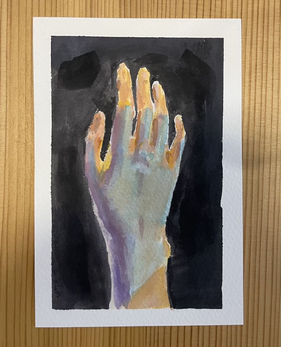 
hand with some fun colors

