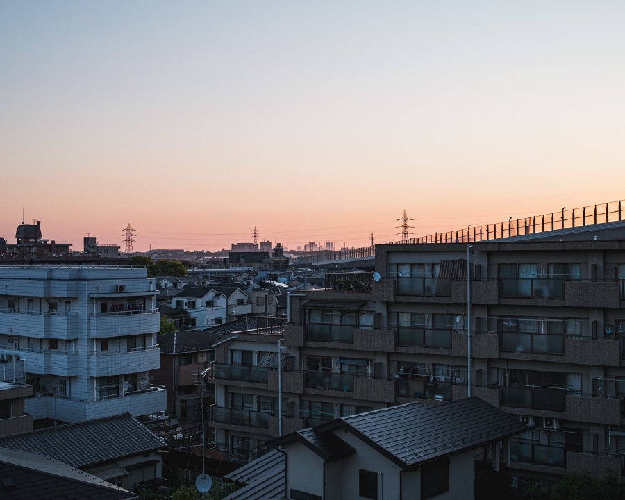 
Sunrise near the share house I used to live
